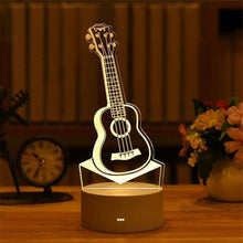 Load image into Gallery viewer, Romantic Love 3D Acrylic Led Lamp for Home Children's Night Light Table Lamp Birthday Party Decor Valentine's Day Bedside Lamp