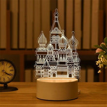 Load image into Gallery viewer, Romantic Love 3D Acrylic Led Lamp for Home Children's Night Light Table Lamp Birthday Party Decor Valentine's Day Bedside Lamp