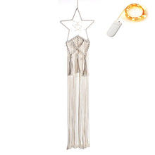 Load image into Gallery viewer, Star Moon Sun Dream Catcher Boho Home Wall Decor Girls Kids Nursery Garden Decoration Outdoor Gifts With Light