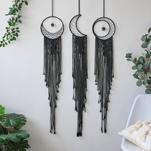 Load image into Gallery viewer, Star Moon Sun Dream Catcher Boho Home Wall Decor Girls Kids Nursery Garden Decoration Outdoor Gifts With Light
