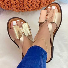 Load image into Gallery viewer, Summer Women Slippers Cute Butterfly-Knot Casual Sandals Lady Slides Zapatillas Mujer Flats Slip-On Women Shoes for Women 2021