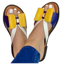 Load image into Gallery viewer, Summer Women Slippers Cute Butterfly-Knot Casual Sandals Lady Slides Zapatillas Mujer Flats Slip-On Women Shoes for Women 2021