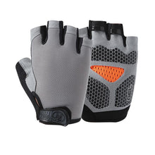 Load image into Gallery viewer, Summer men/women fitness gloves gym weightlifting cycling yoga bodybuilding training thin breathable non-slip half finger gloves -2