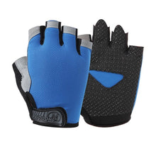 Load image into Gallery viewer, Summer men/women fitness gloves gym weightlifting cycling yoga bodybuilding training thin breathable non-slip half finger gloves -2