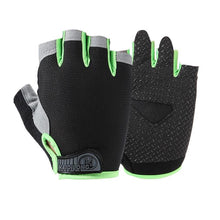 Load image into Gallery viewer, Summer men/women fitness gloves gym weightlifting cycling yoga bodybuilding training thin breathable non-slip half finger gloves -2