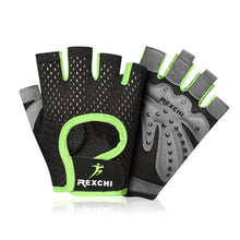 Load image into Gallery viewer, Summer men/women fitness gloves gym weightlifting cycling yoga bodybuilding training thin breathable non-slip half finger gloves