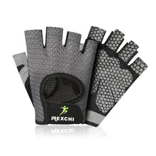 Load image into Gallery viewer, Summer men/women fitness gloves gym weightlifting cycling yoga bodybuilding training thin breathable non-slip half finger gloves
