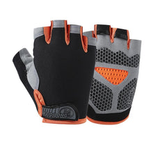 Load image into Gallery viewer, Summer men/women fitness gloves gym weightlifting cycling yoga bodybuilding training thin breathable non-slip half finger gloves -2