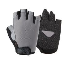 Load image into Gallery viewer, Summer men/women fitness gloves gym weightlifting cycling yoga bodybuilding training thin breathable non-slip half finger gloves -2