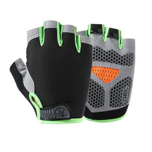 Load image into Gallery viewer, Summer men/women fitness gloves gym weightlifting cycling yoga bodybuilding training thin breathable non-slip half finger gloves -2