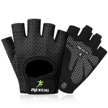 Load image into Gallery viewer, Summer men/women fitness gloves gym weightlifting cycling yoga bodybuilding training thin breathable non-slip half finger gloves