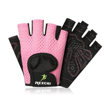 Load image into Gallery viewer, Summer men/women fitness gloves gym weightlifting cycling yoga bodybuilding training thin breathable non-slip half finger gloves