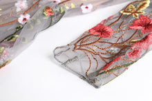 Load image into Gallery viewer, Seaside Holiday Beach Vintage Embroidered Mesh Dress