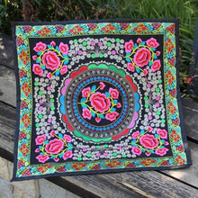 Load image into Gallery viewer, Ethnic Style Flower Embroidered Pillow Cover Cushion Cover