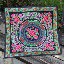 Load image into Gallery viewer, Ethnic Style Flower Embroidered Pillow Cover Cushion Cover