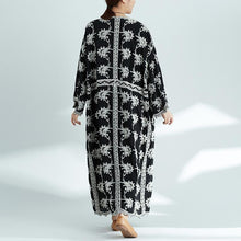 Load image into Gallery viewer, Plus-Size Increase Long Cardigan Tie Shawl National Style Retro Wild Sun Protection Clothing