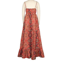 Load image into Gallery viewer, Woman's Boho Dress V-Neck Sleeveless Spaghetti Strap Long Dress