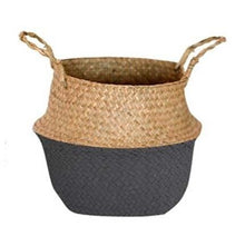Load image into Gallery viewer, Wicker Storage Basket Flower Baskets Laundry Storage Decorative Basket Rattan Flower Pot Garden Planters Household Organizer