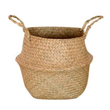 Load image into Gallery viewer, Wicker Storage Basket Flower Baskets Laundry Storage Decorative Basket Rattan Flower Pot Garden Planters Household Organizer