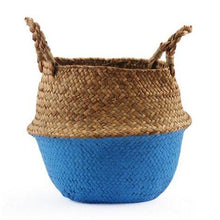 Load image into Gallery viewer, Wicker Storage Basket Flower Baskets Laundry Storage Decorative Basket Rattan Flower Pot Garden Planters Household Organizer