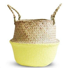 Load image into Gallery viewer, Wicker Storage Basket Flower Baskets Laundry Storage Decorative Basket Rattan Flower Pot Garden Planters Household Organizer