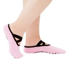 Load image into Gallery viewer, Women Professional Anti Slip Bandage Sports Yoga Socks Ladies Ventilation Pilates Ballet Socks Dance Sock Slippers
