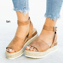 Load image into Gallery viewer, Women Sandals Plus Size Wedges Summer Flip Flop Platform Sandals