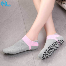 Load image into Gallery viewer, Women Sports Fitness Yoga Socks Round Head Cotton Non-Slip Breathable Sports Socks Ventilation Pilates Ballet Socks Dance Sock