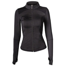 Load image into Gallery viewer, Women Sportswear Yoga Jacket Long Sleeve Quick-drying Fashion Mesh Stitching Fitness Clothes
