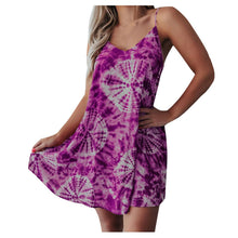 Load image into Gallery viewer, Women Fashionable Off Shoulder Printed Casual Short Mini Dress