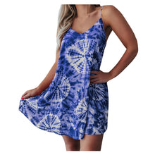 Load image into Gallery viewer, Women Fashionable Off Shoulder Printed Casual Short Mini Dress