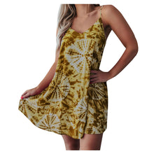 Load image into Gallery viewer, Women Fashionable Off Shoulder Printed Casual Short Mini Dress