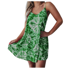 Load image into Gallery viewer, Women Fashionable Off Shoulder Printed Casual Short Mini Dress