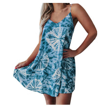 Load image into Gallery viewer, Women Fashionable Off Shoulder Printed Casual Short Mini Dress