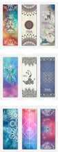 Load image into Gallery viewer, Slim Yoga Mat Non-slip Female Sweat-absorbent Beginner Folding Portable Bedding Yoga Blanket Towel Yoga Shop Towel Machine washable