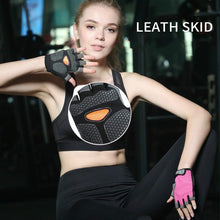 Load image into Gallery viewer, Summer men/women fitness gloves gym weightlifting cycling yoga bodybuilding training thin breathable non-slip half finger gloves -2