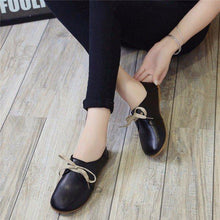 Load image into Gallery viewer, Pu Pure Color Casual Slip On Comfort Shoes For Women