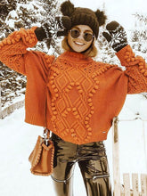 Load image into Gallery viewer, Loose Solid Color Knitting Sweater Tops