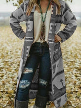 Load image into Gallery viewer, Autumn Women Long Sleeve Print Cardigan Open Front Jacket Blusas Femininas Sueter Mujer Overcoat Tops