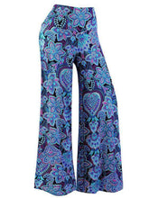 Load image into Gallery viewer, New Loose Striped Printed Trousers Flared Wide-leg Pants