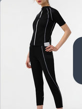 Load image into Gallery viewer, Women's Large Size Sweat Suit Belly Puffing Pants Women's Sweat Sports Top Composite Sweat Running Yoga Suit