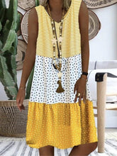Load image into Gallery viewer, Women's Dresses Sleeveless V-neck Boho Print Midi Dress