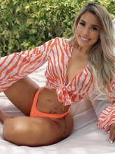 Load image into Gallery viewer, New Style Swimsuit Bikini Three-piece Mesh Swimwear
