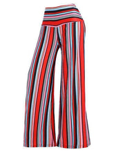 Load image into Gallery viewer, New Loose Striped Printed Trousers Flared Wide-leg Pants