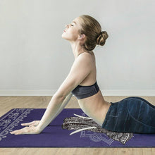 Load image into Gallery viewer, Portable Yoga Towel Non-slip Sweat Towel Machine Wash Professional Women Lengthening and Widening Yoga Mat Cloth Fitness Blanket