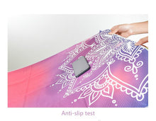 Load image into Gallery viewer, Slim Yoga Mat Non-slip Female Sweat-absorbent Beginner Folding Portable Bedding Yoga Blanket Towel Yoga Shop Towel Machine washable