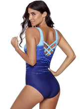 Load image into Gallery viewer, Women's Gradient Solid Color Sexy Underwireless Bikini One-Piece Swimsuit