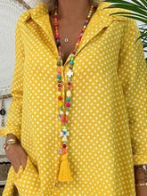 Load image into Gallery viewer, Big Size Shirt with Dot Printing