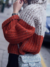 Load image into Gallery viewer, Casual Split-Joint High Neck Sweater