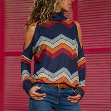 Load image into Gallery viewer, Sexy High Neck Knitted Winter Pullover Sweater
